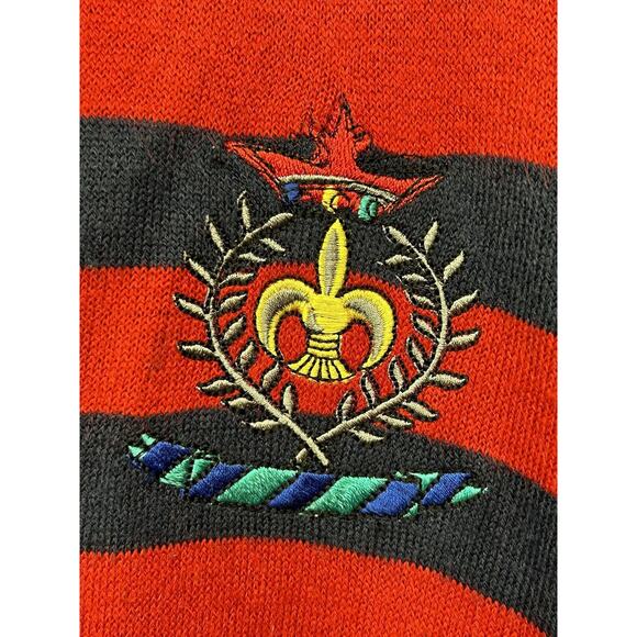 Vintage Jennifer Moore Knit Cardigan Sweater Womens XL Nautical Embroidered - Picture 5 of 7